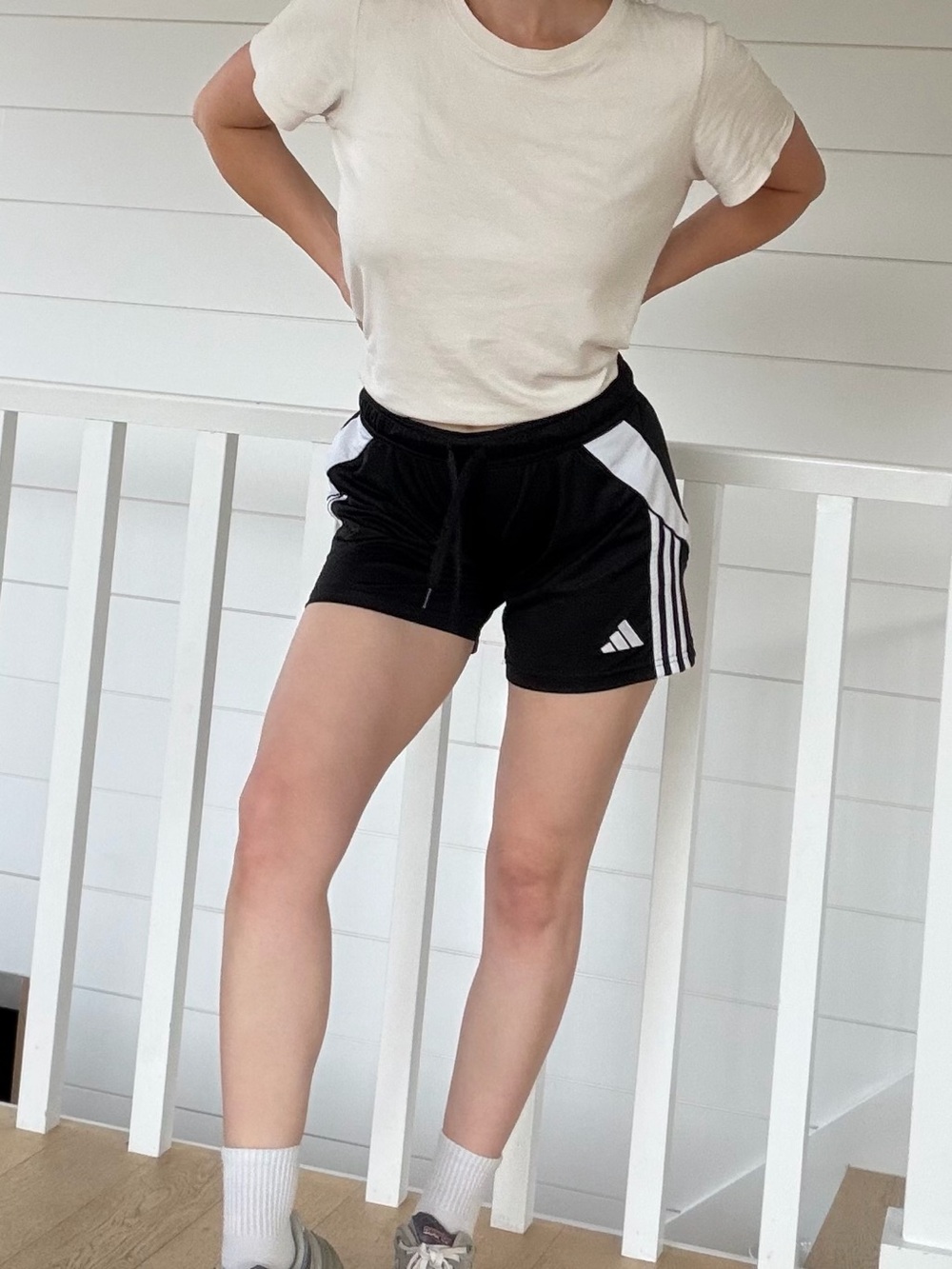 Adidas Tiro 24 Training Shorts Sporty Black White Soccer Mesh Aeroready Small